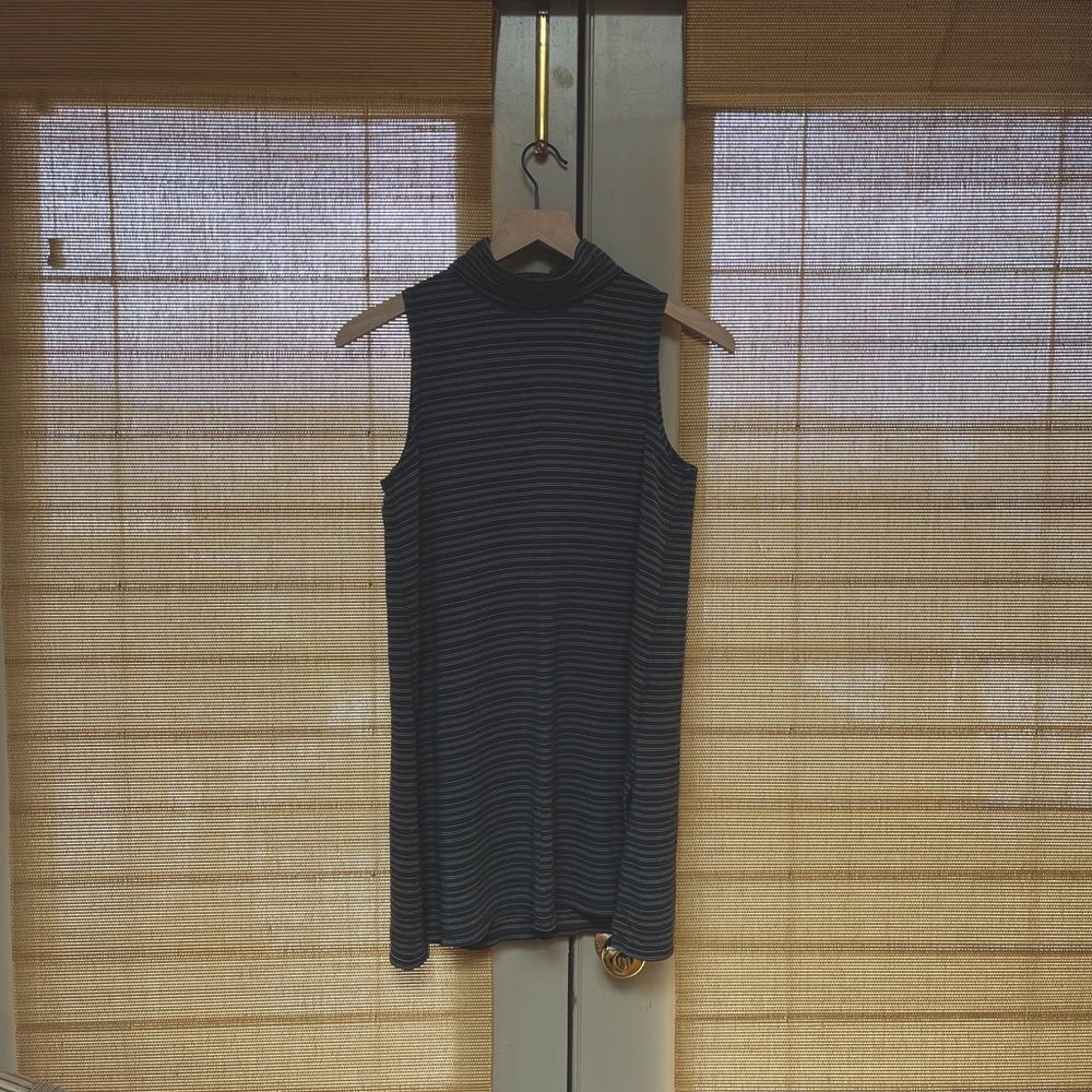Garnet Hill Mock Neck Tank Top